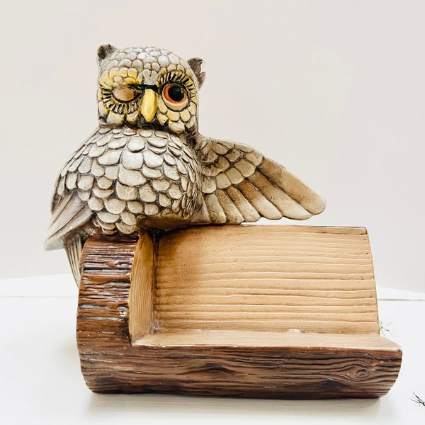 Vintage Owl Cards Etsy