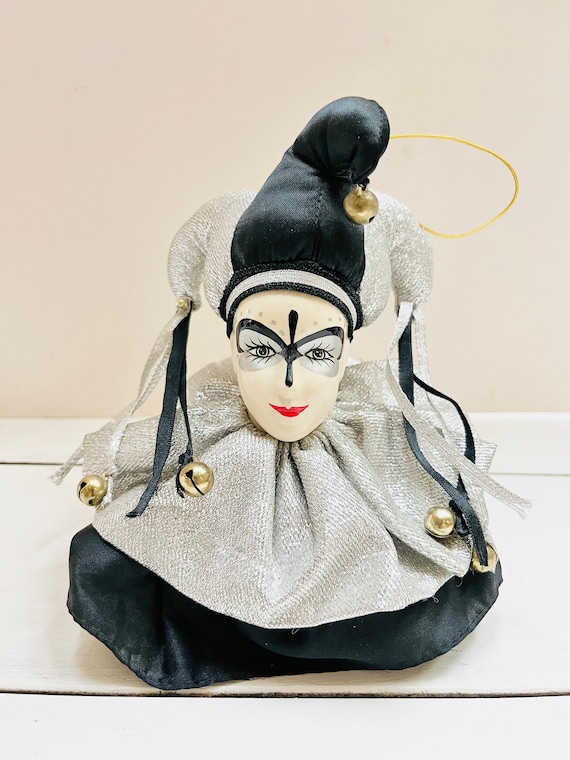 激安通販 Musical Handmade Brinn's Jester Box Ceramic Ornament Clown 絵画