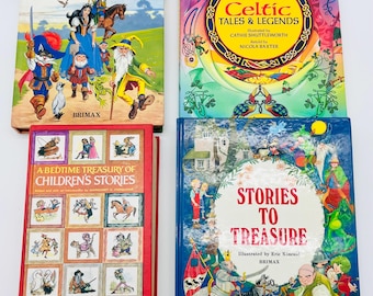 Libros de cuentos infantiles antiguos: Tesoro para la hora de dormir Cuentos de hadas Leyendas celtas
