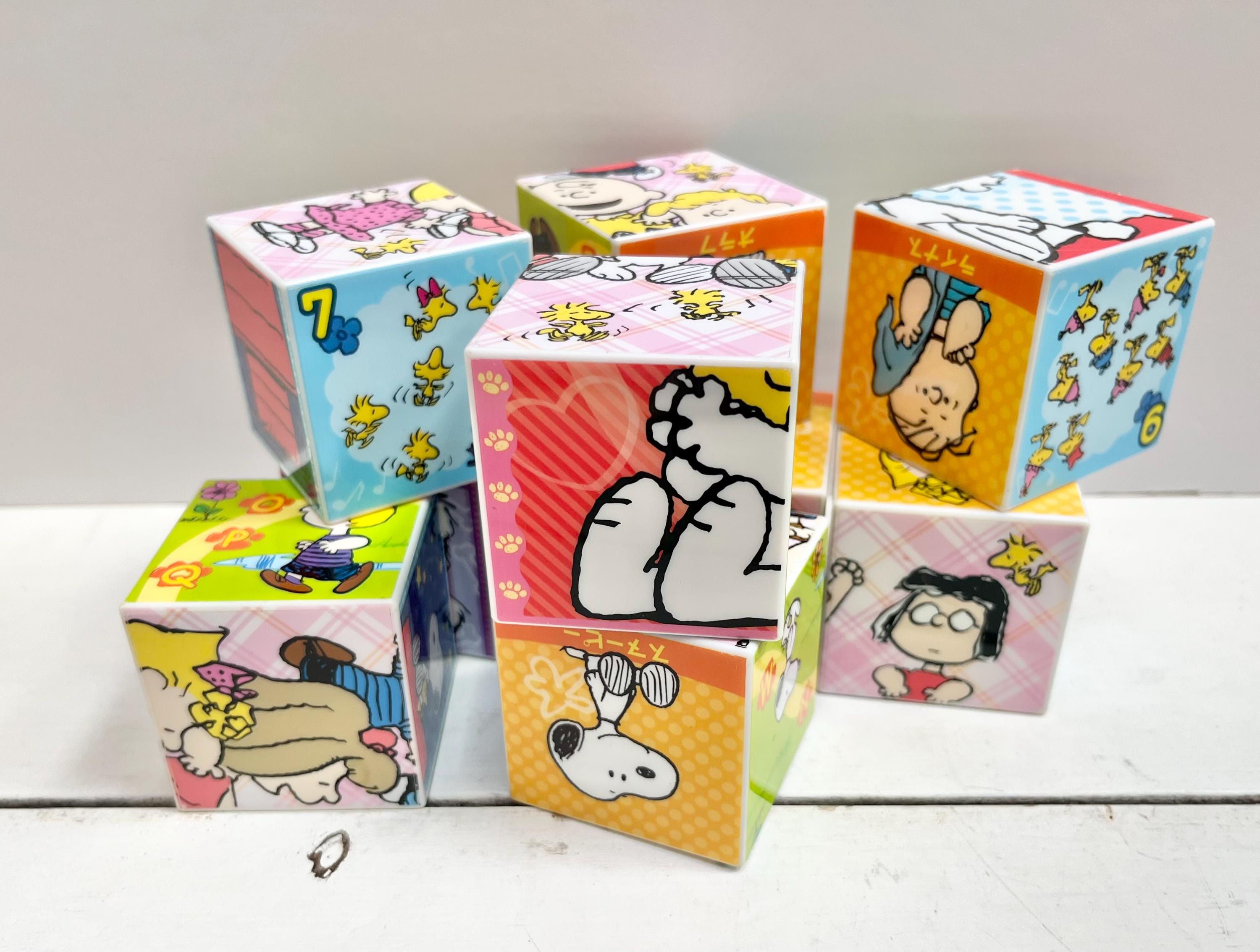 Snoopy Peanuts Chunky Puzzle Blocks Charlie Brown Learning Numbers