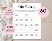 Baby Shower Bingo Cards Baby Bingo Game Prefilled Baby Shower Bingo Cards Modern Minimalist Baby Shower Games Printable Unique Bingo Cards