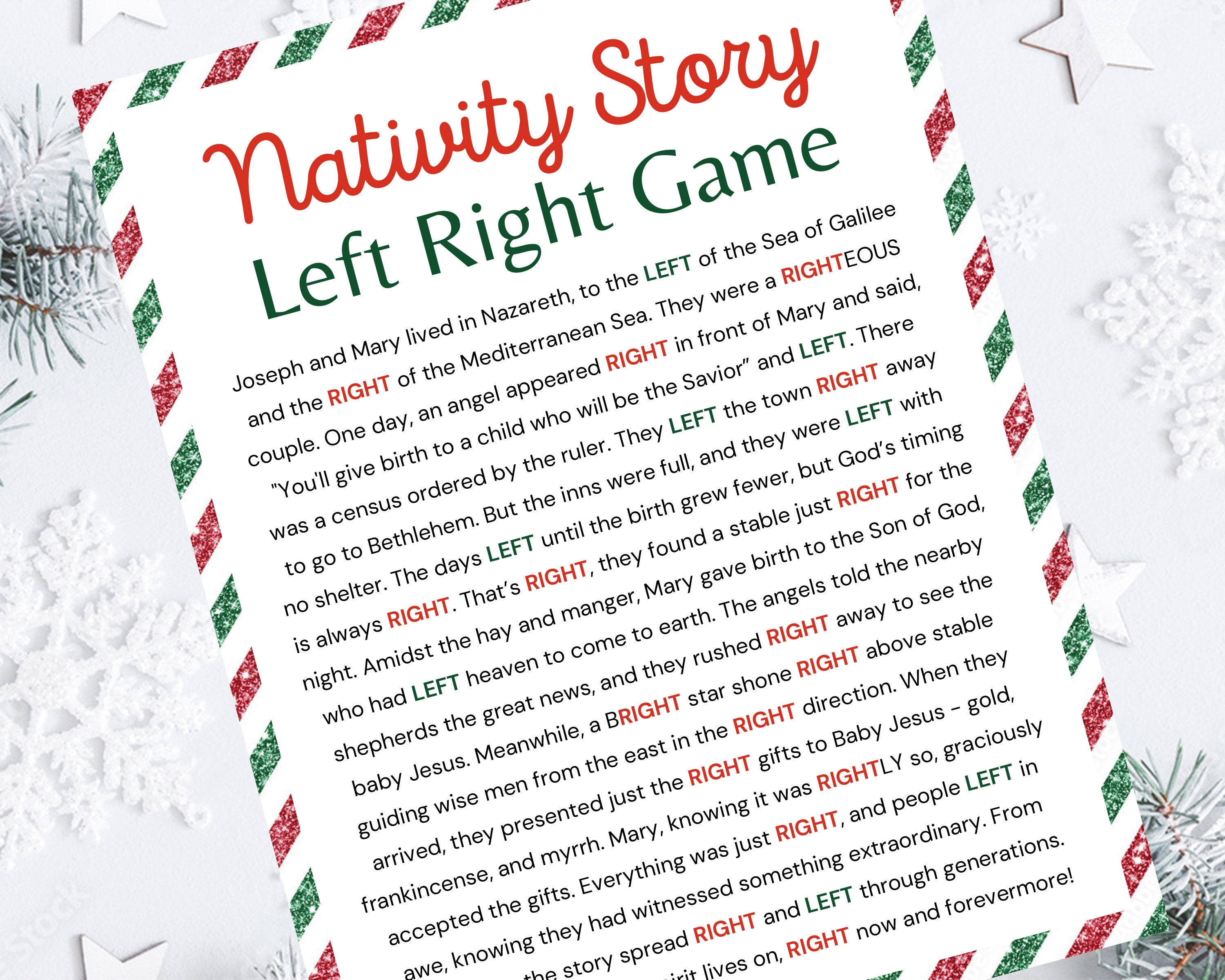 Church Christmas Party Games 