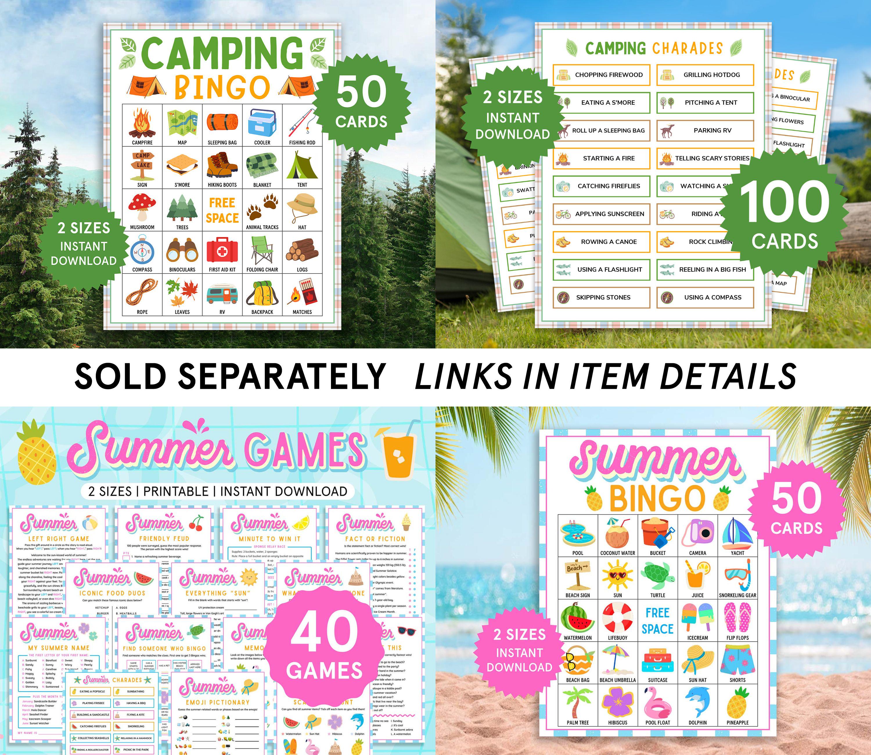 Camping Left Right Game Camping Activities for Kids Camping Games ...