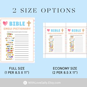 Bible Emoji Pictionary Bible Games for Kids, Teens, Adults Church Youth ...