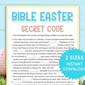 Bibelns hemliga kodspel för påsk Bibelns påskspel för barn och vuxna Kyrkans påsksöndagsskola Bibelstudieaktiviteter Roliga kristna spel
