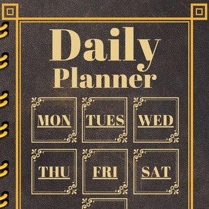 Digital Daily Planner, Portrait Digital Planner, iPad 365 day planner, Daily Schedule, iPad Planner, GoodNotes Planner, PDF