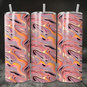 3D Metallic Pink Holographic Wrap, 20 oz Tumbler Sublimation, PNG Tumbler Wrap Straight and Tapered, Sip in Style! Instant Digital Download