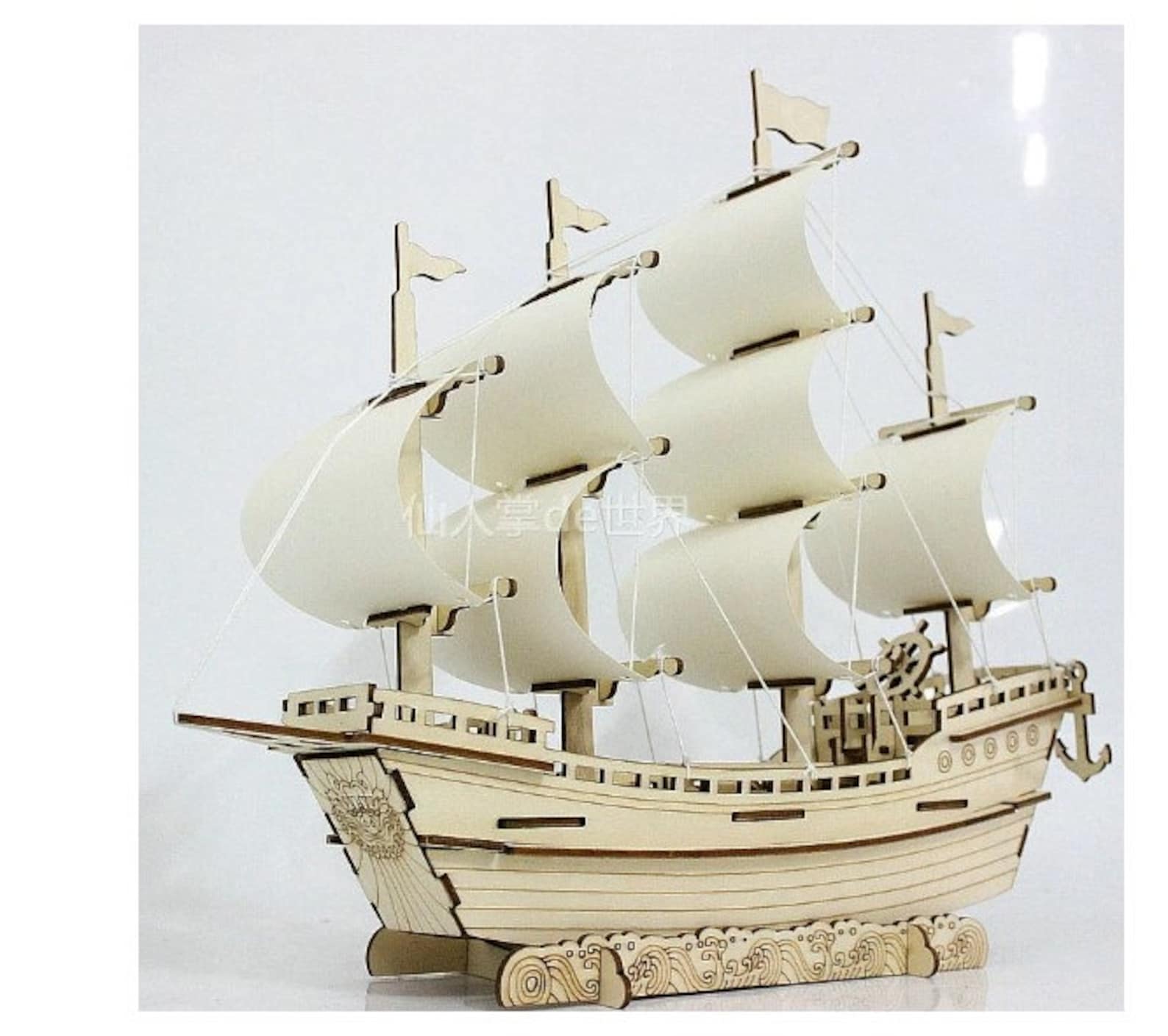 Sailboat Model Sailboat Building Kit Sailing Ship Model Etsy