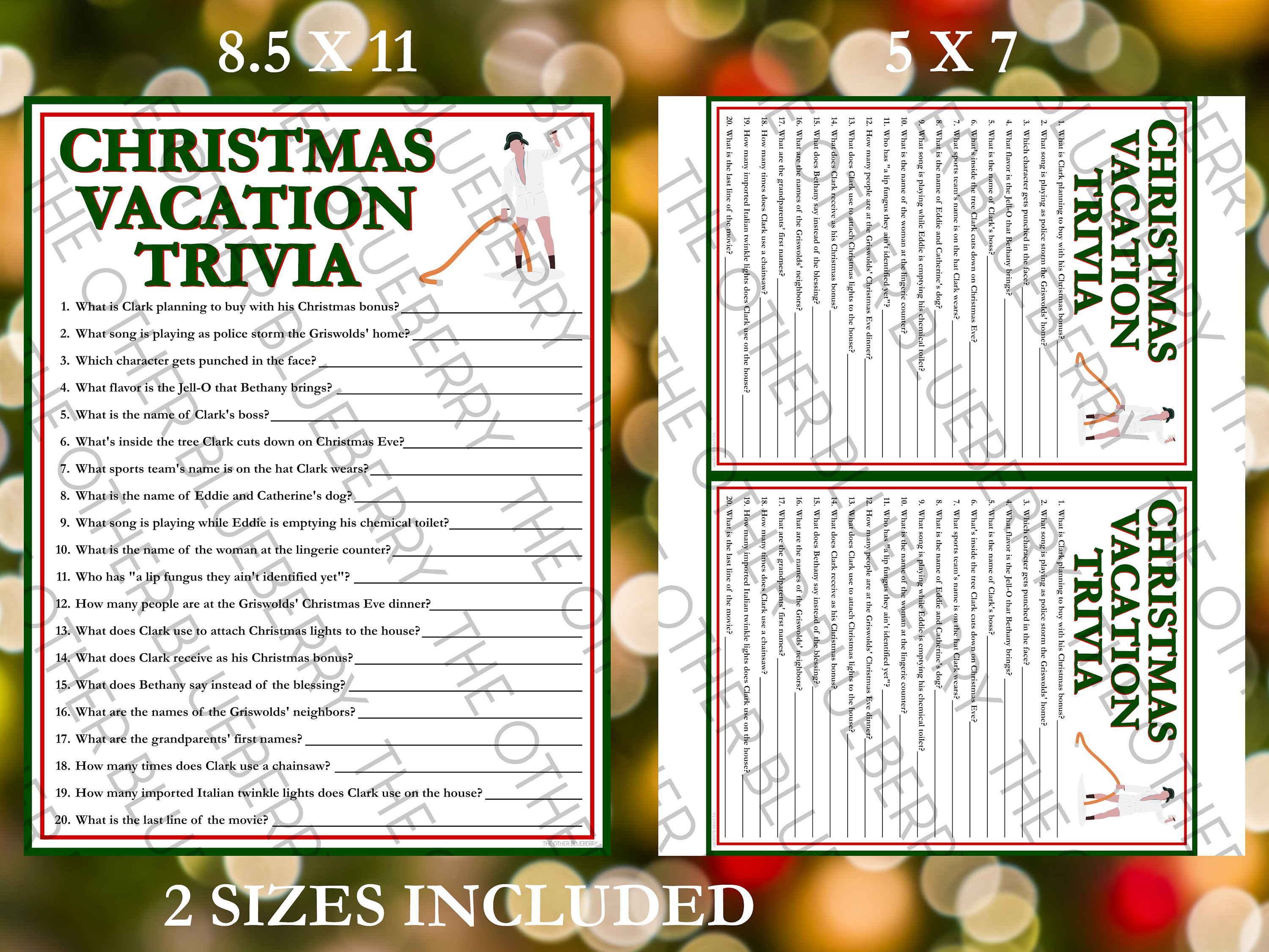 christmas vacation trivia | national lampoon's christmas game
