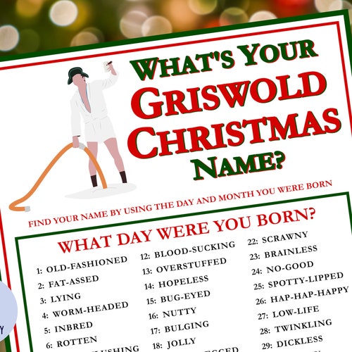 Christmas Vacation Trivia National Lampoon's Christmas - Etsy