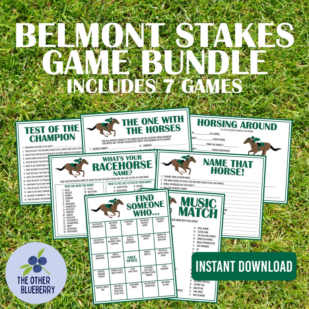 Belmont Stakes Games Fun Belmont Stakes Games for Adults