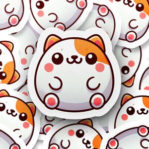 Cute Cat Digital Sticker Clipart, Kawaii Pet SVG, Fun Printable Animal Art, Kids Cartoon jpg, Adorable Feline eps pdf Download