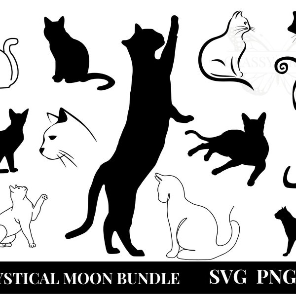 Cat Silhouette | Cat SVG | Cat Head SVG | Cat Face SVG | Cat Cut Files | Cat Design | Kitten Svg | Cat Vector | Kitty Svg | Pet Silhouette