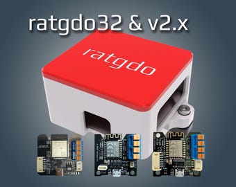 ratgdo32, v2.53i, v2.52i, v2.5i, v2.5, & v2.0 Magnetic PCB Case