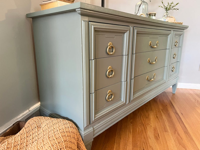 SOLD Refinished Vintage Dixie Dresser Etsy