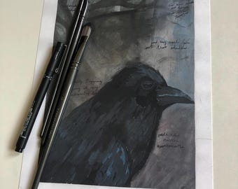 8.5x11 The Raven Fine Art Print