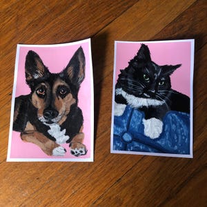 Custom Handpainted Pet Portrait