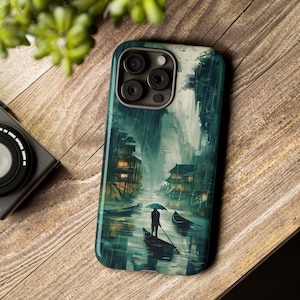 Artistic Oil Paint Tough Phone Case Digital Art fit for iPhone 16 15 14 13 12 XR Samsung S24 S23 A54 A53 Pixel 8 Pro 7 Huawei OnePlus Xiaomi