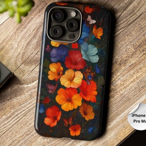 Custom Butterfly Phone Case MagSafe Compatible Butterflies Cover Butterfly Lovers Gift for Christmas Birthday iPhone 16 Samsung S24 Pixel 8