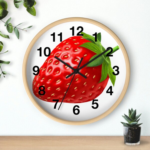 Kitchen Wall Clock Etsy