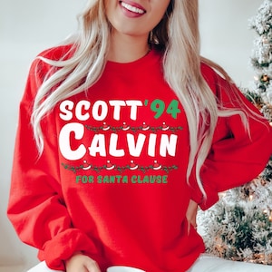 The Santa Clause Sweatshirt, Christmas Movie Crewneck, Christmas Sweater, Classic Holiday Movie Sweatshirt for Christmas, Christmas Gift