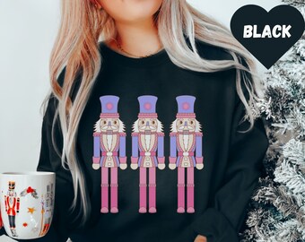 Christmas Nutcracker Sweatshirt, Christmas Shirt, Nutcracker Doll Christmas Gift, Holiday Shirt, Retro Christmas Crewneck, Christmas Gift