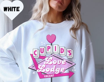 Cupid Sweatshirt for Valentine's Day, Love Sweatshirt, Cupid Graphic Sweatshirt, Valentines Day Sweatshirt, Womens Graphic Crewneck