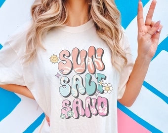 Koszula plażowa na lato, uroczy T-shirt oversize na plażę, okrycie wierzchnie dla kobiet, letnia koszulka, wygodna koszula w kolorze