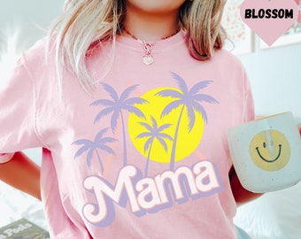 Mothers Day Shirt, Cute Mama Shirt, Gift for Mom, Comfort Colors Mama Shirt, New Mom Gift, Retro Mama Shirt, Mama T-Shirt, Girl Mom Shirt