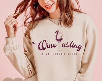 Bluza z motywem wina, Bluza dla miłośniczki wina dla kobiet, Prezent dla niej, Damska bluza z motywem wina, Prezent dla miłośniczki wina, Zabawna bluza z motywem wina