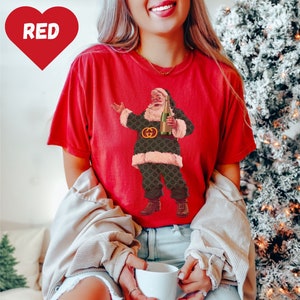 Womens Christmas Shirt, Matching Couple Pajamas for Christmas, Family Christmas Shirt, Christmas Gift, Retro Santa Shirt for Holidays