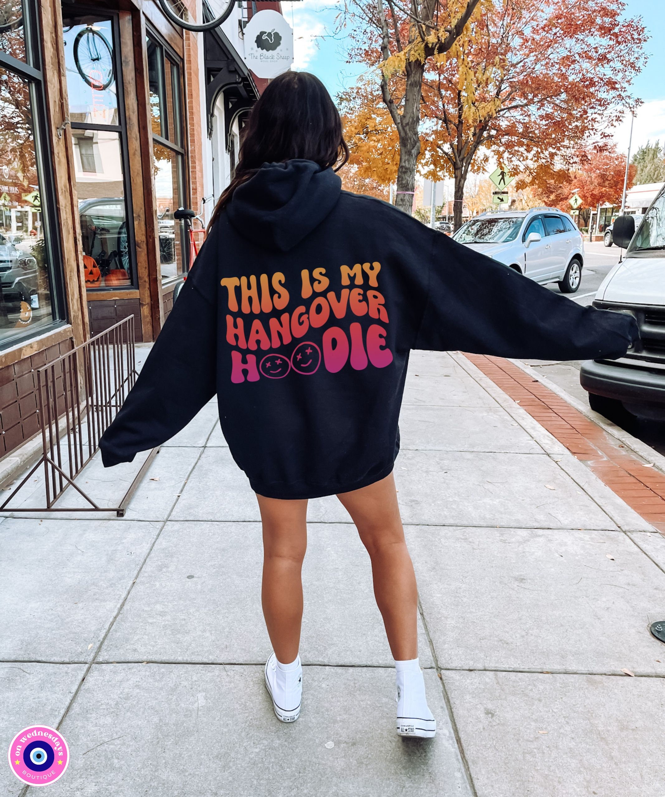 Hangover Hoodie, Words on Back Hoodie, Hangover Sweatshirt, Funny
