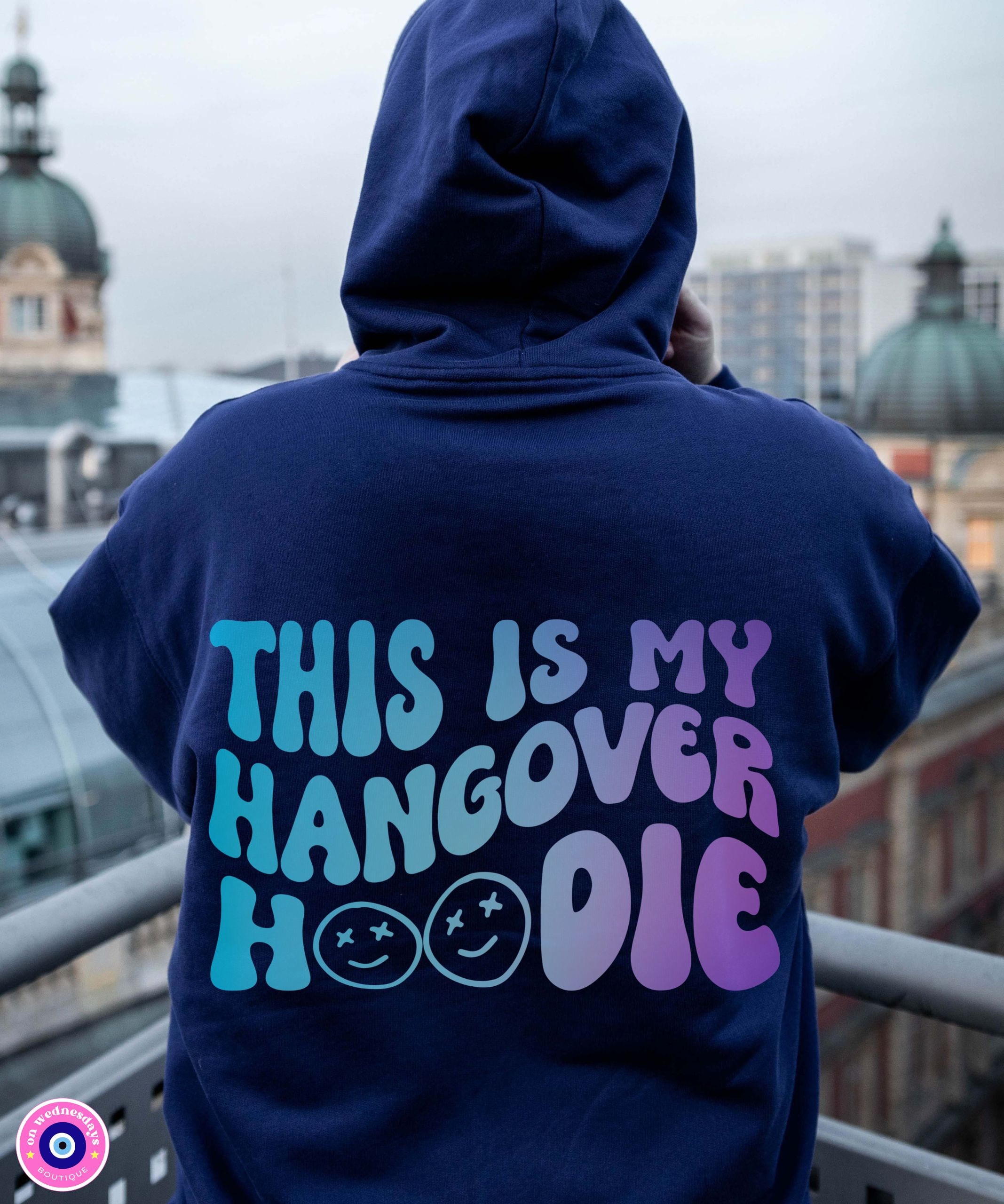 Hangover Hoodie, Words on Back Hoodie, Hangover Sweatshirt, Funny