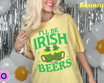 Irish T-Shirt St Patrick's Day Shirt Funny Drinking Shirt for St Patty's Day Shirt