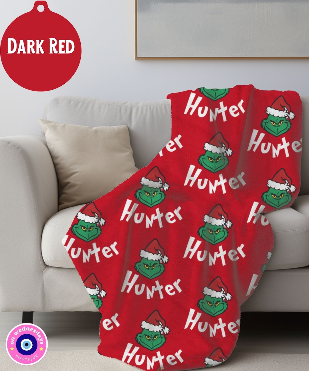 Personalized Christmas Blanket for Kids Holiday Cozy Decor Etsy