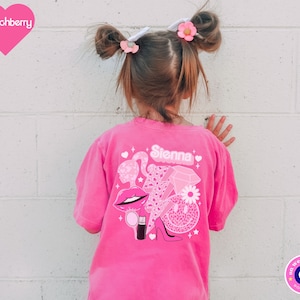 Personalized Girl Name Shirt, Custom Name Tshirt for Kids, Custom Tee with Name, Girls Shirt, Youth Comfort Colors Tee, Gift for Little Girl