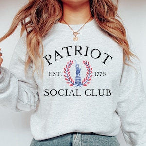 American Sweatshirt for July 4th Sweatshirt, Conservative Shirt for 4th of July Sweatshirt, Funny Politics Shirt for Conservative Gift