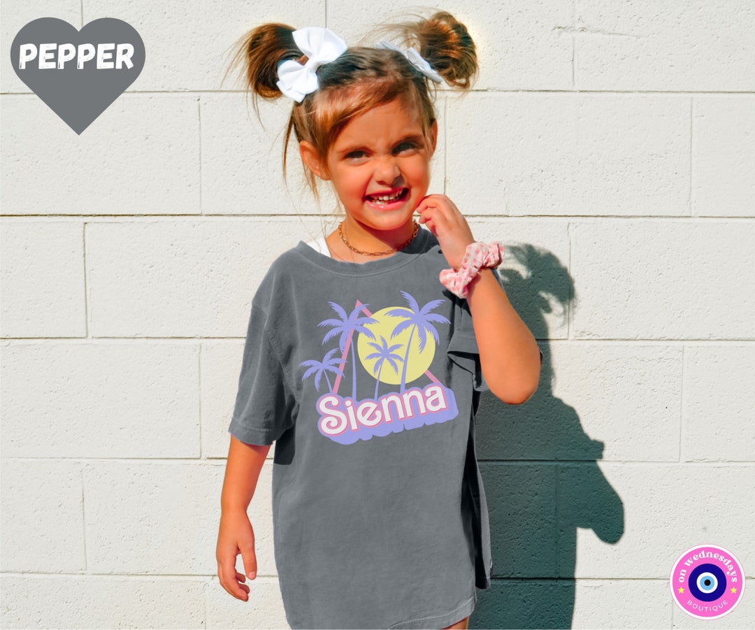 Custom Shirt for Girls Personalized Tshirt Girl Name Shirt Etsy