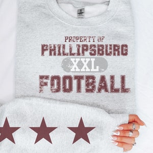 Propiedad de Phillipsburg Football Crewneck