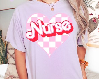 Nurse Valentines Shirt, School Nurse Shirt, School Nurse Valentines Tee, Nurse Valentine's Day Shirt, Gift For Nurse, Registered Nurse Shirt