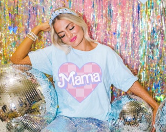 Mama T-Shirt, Mother's Day Shirt for New Mom, Comfort Colors Shirt, Mom Gift from Kids, Baby Announcement Shirt, Mama Shirt, Graphic Tee