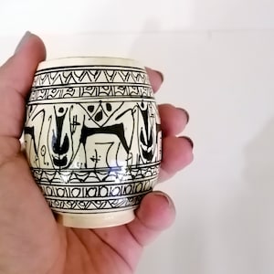 Last supper chalice, ceramic goblet, Communion Cup Holy Wine Church Chalice Jerusalem Bible Land, authentic wine glass, special goblet,