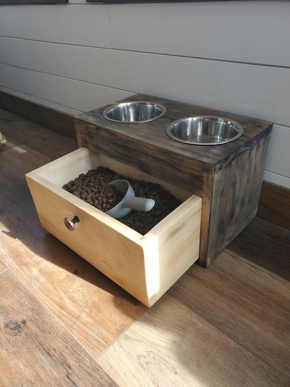 Dog Bowl Stand or Bench DIY plans » Famous Artisan