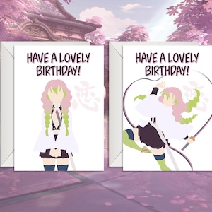 Elite Swordsman Minimalistic Birthday Card | Elite Swordsman Minimalistic Christmas Card | Anime Greeting Card by Cucco Cards