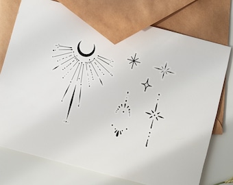 Set tatuaje en dedo y muñeca - tatuaje temporal #organic #minimal #ethno #boho #mini #festival #design #art