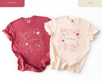 Personalized Roman Numeral Valentine's Day Shirt, Couple's Roman Numeral Matching Shirt, His and Hers Matching Shirt, Custom Couple Shirt