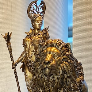 Statue de Circé, déesse grecque de la sorcellerie, de la sorcellerie et de la magie (impression 3D en résine UV, 2 variantes)