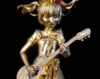 Figurine of Miku Kobato from Band-Maid, the rock-star guitarist and singer