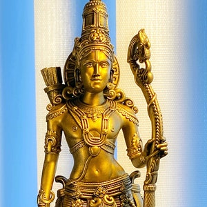 Standbeeld van Lord Ram, ook bekend als Rama, Raman, Ramar, Ramachandra, de zevende incarnatie van Lord Vishnu.