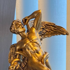 Statue of Lucifer, the Fallen Angel, a.k.a. Satan, the Devil, the Morning Star, Great Red Dragon, the Serpent and many other names